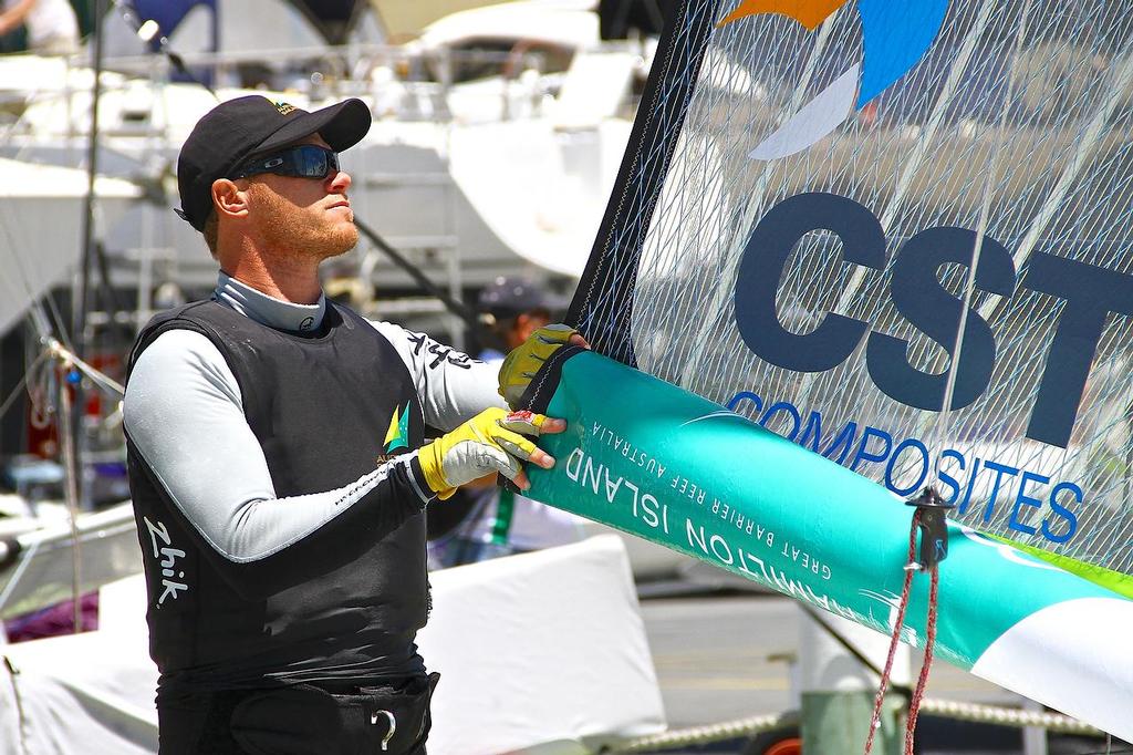 Nathan Outteridge (AUS) - ISAF World Sailing Cup Melbourne © Richard Gladwell www.photosport.co.nz